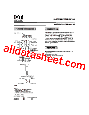 OPB866T51型号图片