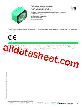 OPC120W-F200-R2型号图片