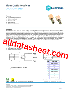 OPF2418T型号图片