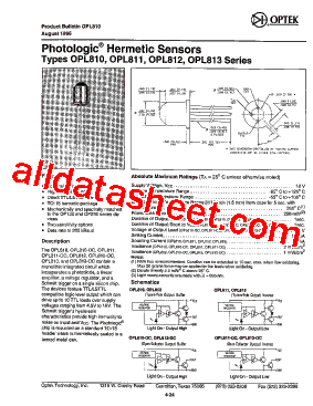 OPL813-OC型号图片