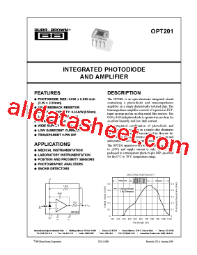 OPT201型号图片