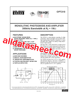 OPT210P型号图片