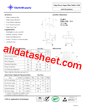 OSY5XAZ161G型号图片