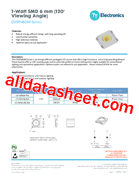 OVSPRBCR4型号图片
