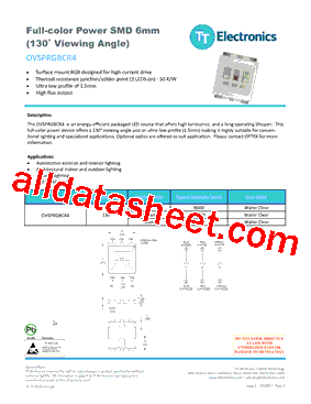 OVSPRGBCR4型号图片