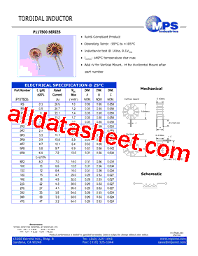 P11T500-R3型号图片