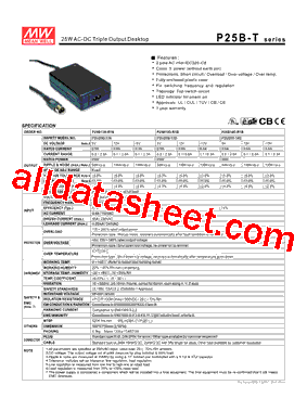 P25B13E-R1B型号图片