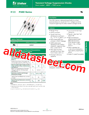 P4KE8.2A-B型号图片