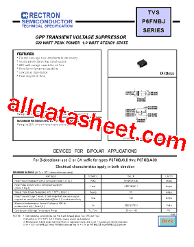 P6FMBJ27型号图片