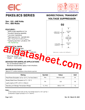 P6KE33CAS型号图片