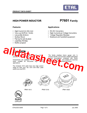 P7601-3316-R12M型号图片