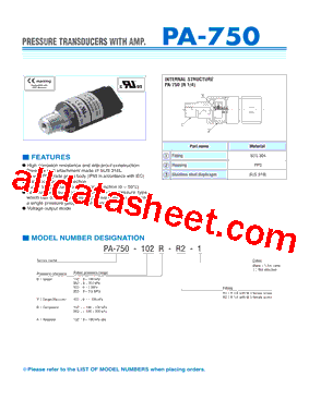 PA-750-103A-R2-1型号图片