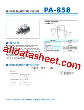 PA-858-302R-GF型号图片