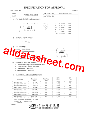 PA1226250KL型号图片