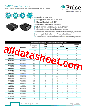 PA5402.101NLT型号图片