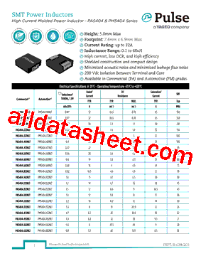 PA5404.562NLT型号图片