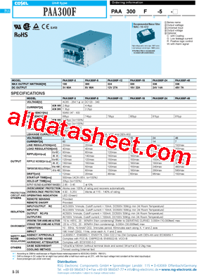 PAA300F-5型号图片