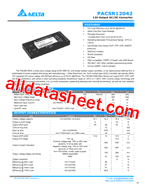 PACSR12042A型号图片