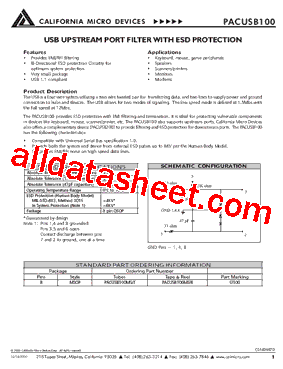 PACUSB100型号图片