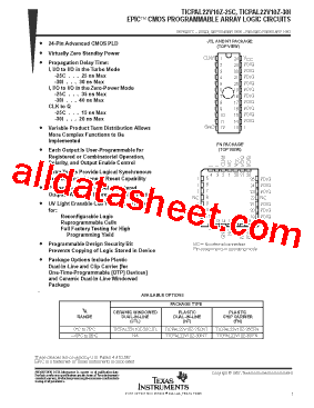 PAL22V10Z-25C型号图片