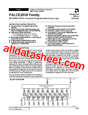 PALCE20V8H-20JI4型号图片