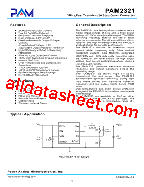 PAM2321AYMADJ型号图片