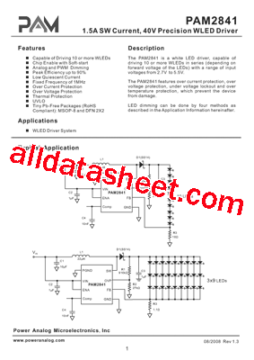 PAM2841SR型号图片