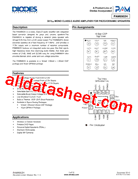 PAM8902H型号图片