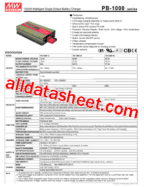 PB-1000-12型号图片