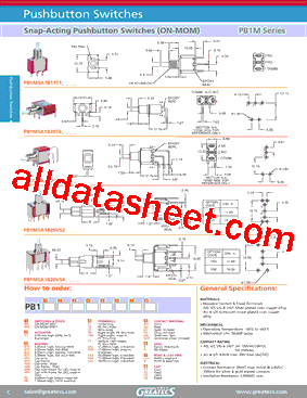 PB1MSA1B11T1GTNVC2型号图片