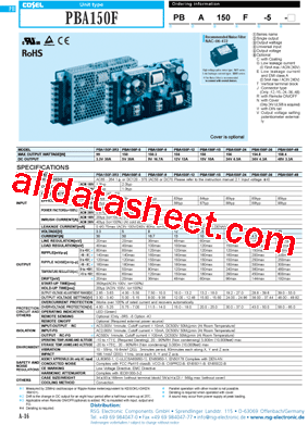 PBA150F-36型号图片