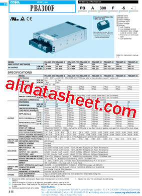 PBA300F-36型号图片