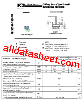 PBFR3502P型号图片