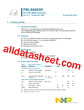 PBLS6005D,115型号图片