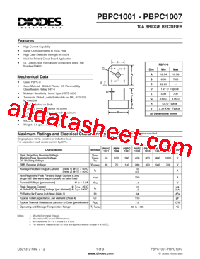 PBPC1003型号图片