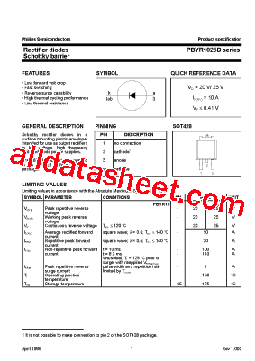 PBYR1020D型号图片
