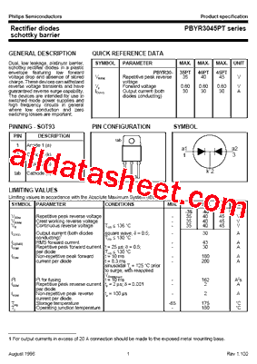 PBYR3040PT型号图片