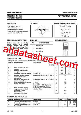 PBYR3045WT型号图片