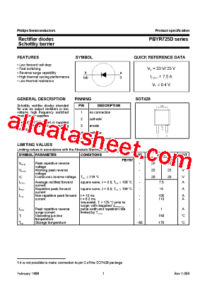 PBYR720D型号图片