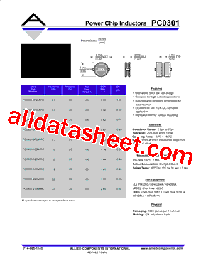 PC0301-2R2M-RC型号图片