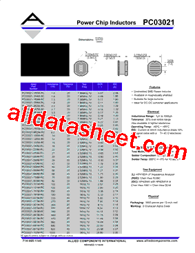 PC03021-6R8M-RC型号图片