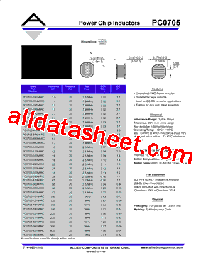 PC0705-8R2M-RC型号图片