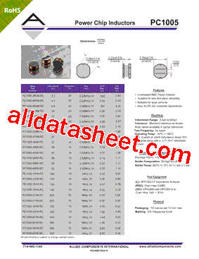 PC1005-121K-RC型号图片