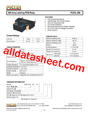 PC25L-200-2A-48-NIL-NIL-X型号图片