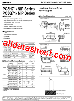 PC3H712NIP型号图片