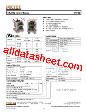 PC740-2A-C-120A-P型号图片