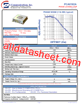 PCA0102A型号图片