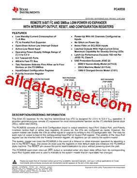 PCA9538RGVR型号图片