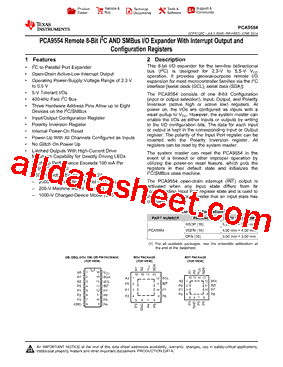 PCA9554DGVR型号图片