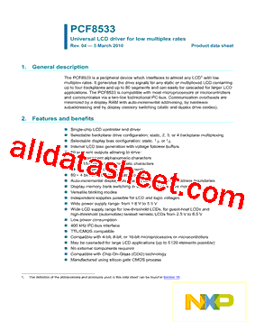 PCF8533U/2DA/2型号图片